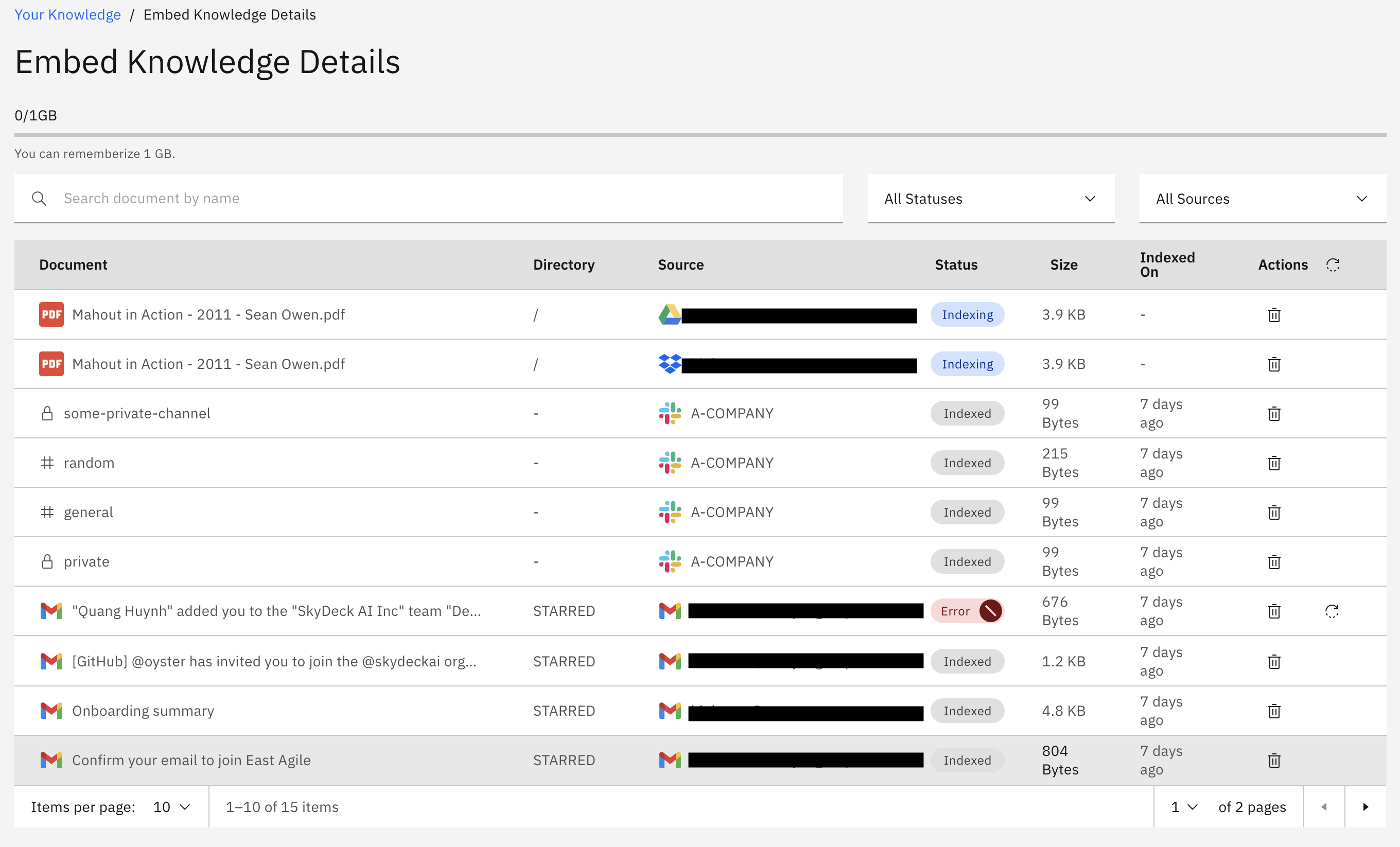 嵌入知識詳細頁面